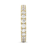 l'Amulette Exotique Moissanite Eternity Ring ( Yellow Gold )