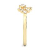 The Quiet Blessing Moissanite Engagement Ring ( Yellow Gold 14K )