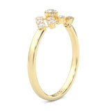 The Quiet Blessing Moissanite Engagement Ring ( Yellow Gold 14K )