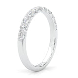 Classic Three-Stone Wedding Set