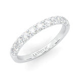 Classic Three-Stone Wedding Set
