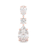 Pear Drop Earrings ( Rose Gold 14k )