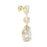 Pear Drop Earrings ( Yellow Gold 14k )