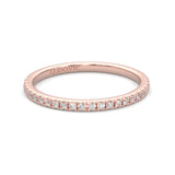 The Luminous II Moissanite Wedding Set ( Rose Gold )