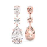 Pear Drop Earrings ( Rose Gold 14k )