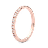 The Luminous II Moissanite Wedding Set ( Rose Gold )