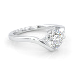 Anémone Solitaire Engagement Ring (14k Solid Gold)