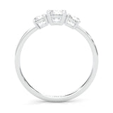 Classic Three-Stone Wedding Set