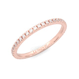 The Luminous II Moissanite Wedding Set ( Rose Gold )