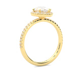 Valora Moissanite Engagement Ring ( Yellow Gold 14K )