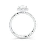 Valora Moissanite Wedding Set
