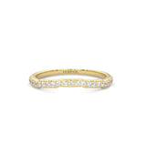 Lumière d'Or Princess Cut Wedding Set (Yellow 14k Solid Gold)