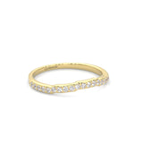 Lumière d'Or Princess Cut Wedding Set (Yellow 14k Solid Gold)