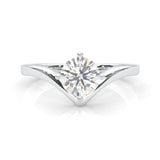 Anémone Solitaire Engagement Ring (14k Solid Gold)