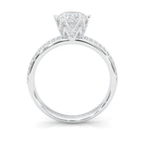 Six Studded Prongs Wedding Set