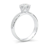 Six Studded Prongs Wedding Set