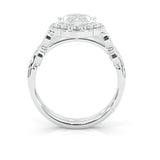 Queen's Crown Moissanite Wedding Set