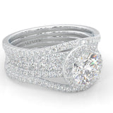 The Astral Luminance Moissanite Cocktail Ring (14k Solid Gold)