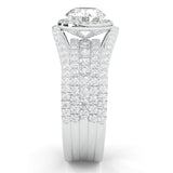 The Astral Luminance Moissanite Cocktail Ring (14k Solid Gold)