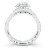The Astral Luminance Moissanite Cocktail Ring (14k Solid Gold)