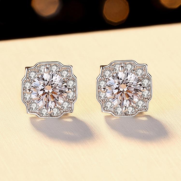 Round Ludovic Moissanite Earrings™ - Ludovic Shop