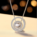 Shiny Circles Ludovic Moissanite Pendant™ - Ludovic Shop