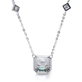 The Diligent Hum Moissanite Necklace (14k Solid Gold)