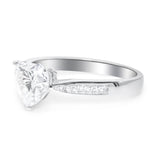 Heart Ludovic Moissanite Ring