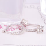 The Curly Light Moissanite Earrings