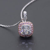 The Velvet Oath Moissanite Necklace (14k Solid Gold) tw 1.2 ct