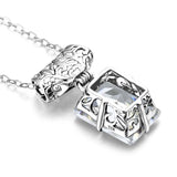 l'Amulette Élégante Moissanite pendant (14k Solid Gold)