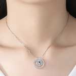 Shiny Circles Ludovic Moissanite Pendant™ - Ludovic Shop