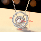 Shiny Circles Ludovic Moissanite Pendant™ - Ludovic Shop