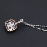 The Velvet Oath Moissanite Necklace (14k Solid Gold) tw 1.2 ct