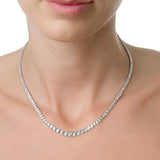 Ludovic Moissanite Tennis Necklace ( Upgraded )