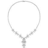 The Blushing Valor Moissanite Necklace (14k Solid Gold)