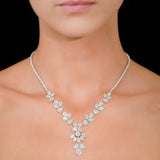 The Blushing Valor Moissanite Necklace (14k Solid Gold)
