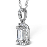The Antique Rock Moissanite Necklace (14k Solid Gold)