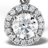 The Curly Rock Moissanite Necklace (14k Solid Gold)