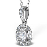 The Curly Rock Moissanite Necklace (14k Solid Gold)