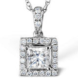 The Colossal Oculus Moissanite Necklace (14k Solid Gold)