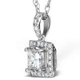 The Colossal Oculus Moissanite Necklace (14k Solid Gold)