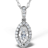 The Humble Belle Moissanite Necklace (14k Solid Gold)