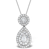 The Citrine Vow Moissanite Necklace (14k Solid Gold)