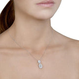 The Citrine Vow Moissanite Necklace (14k Solid Gold)