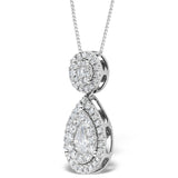The Citrine Vow Moissanite Necklace (14k Solid Gold)