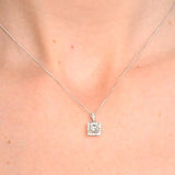 The Colossal Oculus Moissanite Necklace (14k Solid Gold)