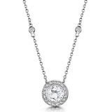 The Honest Desire Moissanite Necklace (14k Solid Gold)