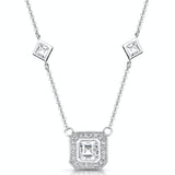 The Diligent Hum Moissanite Necklace (14k Solid Gold)