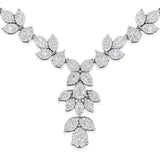 The Blushing Valor Moissanite Necklace (14k Solid Gold)